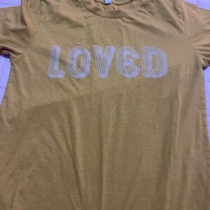 Yellow 'Loved' T-Shirt
